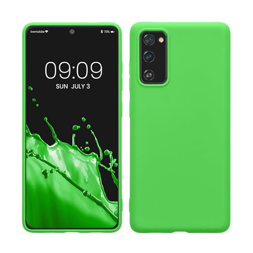 kwmobile Hülle kompatibel mit Samsung Galaxy S20 FE Hülle - weiches TPU Silikon Case - Cover geeignet für kabelloses Laden - Limettengrün kwmobile Hülle kompatibel mit Samsung Galaxy S20 FE Hülle - weiches TPU Silikon Case - Cover geeignet für kabelloses Laden - Limettengrün von kwmobile