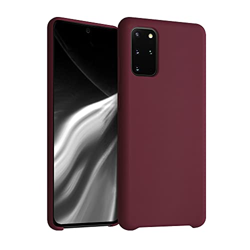 kwmobile Hülle kompatibel mit Samsung Galaxy S20 Plus Hülle - Silikon Handy Case - Handyhülle weiche Oberfläche - kabelloses Laden - Tawny Red von kwmobile