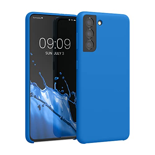 kwmobile Hülle kompatibel mit Samsung Galaxy S21 Hülle - Silikon Handy Case - Handyhülle weiche Oberfläche - kabelloses Laden - Blue Reef kwmobile Hülle kompatibel mit Samsung Galaxy S21 Hülle - Silikon Handy Case - Handyhülle weiche Oberfläche - kabelloses Laden - Blue Reef von kwmobile