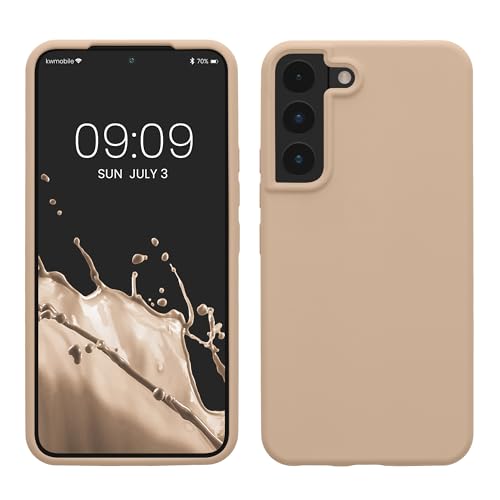 kwmobile Schutzhülle kompatibel mit Samsung S22 Hülle - Silikon Case Handyhülle S22 - Handyhülle Samsung S22 weiche Oberfläche - kabelloses Laden - Perlmutt kwmobile Schutzhülle kompatibel mit Samsung S22 Hülle - Silikon Case Handyhülle S22 - Handyhülle Samsung S22 weiche Oberfläche - kabelloses Laden - Perlmutt von kwmobile