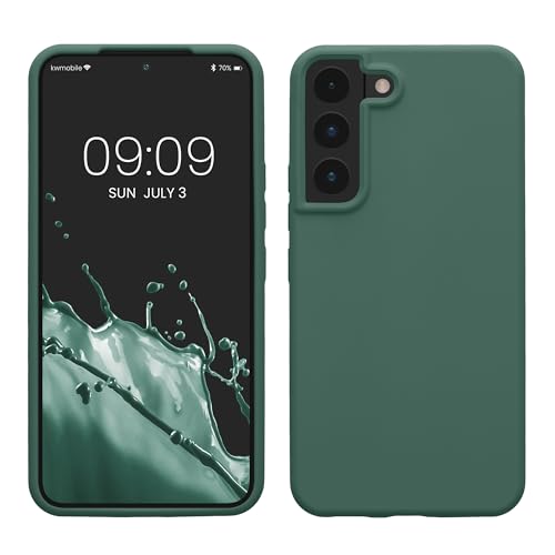 kwmobile Schutzhülle kompatibel mit Samsung S22 Hülle - Silikon Case Handyhülle S22 - Handyhülle Samsung S22 weiche Oberfläche - kabelloses Laden - Tannengrün kwmobile Schutzhülle kompatibel mit Samsung S22 Hülle - Silikon Case Handyhülle S22 - Handyhülle Samsung S22 weiche Oberfläche - kabelloses Laden - Tannengrün von kwmobile