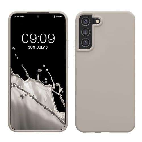 kwmobile Hülle kompatibel mit Samsung Galaxy S22 Plus Hülle - Silikon Handy Case - Handyhülle weiche Oberfläche - kabelloses Laden - Beige matt kwmobile Hülle kompatibel mit Samsung Galaxy S22 Plus Hülle - Silikon Handy Case - Handyhülle weiche Oberfläche - kabelloses Laden - Beige matt von kwmobile