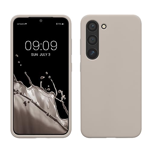 kwmobile Hülle kompatibel mit Samsung Galaxy S23 Hülle - dünnes Silikon Handy S23 Case - stoßfeste S23 Handyhülle weiche Oberfläche - Kabelloses Laden - Beige matt kwmobile Hülle kompatibel mit Samsung Galaxy S23 Hülle - dünnes Silikon Handy S23 Case - stoßfeste S23 Handyhülle weiche Oberfläche - Kabelloses Laden - Beige matt von kwmobile