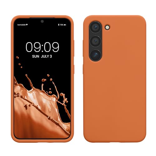 kwmobile Hülle kompatibel mit Samsung Galaxy S23 Hülle - dünnes Silikon Handy S23 Case - stoßfeste S23 Handyhülle weiche Oberfläche - Kabelloses Laden - Warme Aprikose kwmobile Hülle kompatibel mit Samsung Galaxy S23 Hülle - dünnes Silikon Handy S23 Case - stoßfeste S23 Handyhülle weiche Oberfläche - Kabelloses Laden - Warme Aprikose von kwmobile