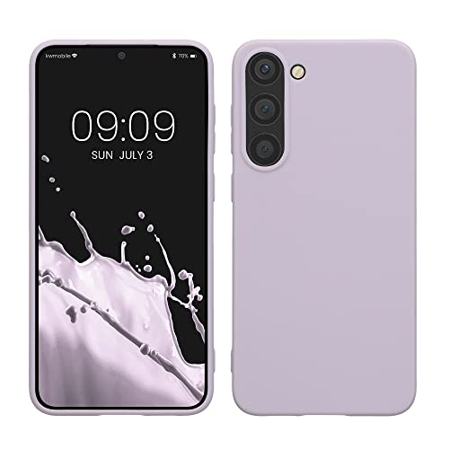 kwmobile Hülle kompatibel mit Samsung Galaxy S23 Plus Hülle - TPU Silikon Handyhülle - Case stoßabsorbierend flexibel - Cover in Lavendel von kwmobile