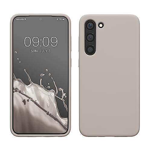 kwmobile Hülle kompatibel mit Samsung Galaxy S23 Plus Hülle - dünnes Silikon Handy S23 Plus Case - stoßfeste Handyhülle weiche Oberfläche - Kabelloses Laden - Beige matt kwmobile Hülle kompatibel mit Samsung Galaxy S23 Plus Hülle - dünnes Silikon Handy S23 Plus Case - stoßfeste Handyhülle weiche Oberfläche - Kabelloses Laden - Beige matt von kwmobile