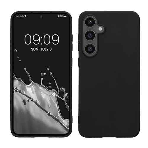 kwmobile Hülle kompatibel mit Samsung Galaxy S24 FE Hülle - weiches TPU Silikon Case - Cover geeignet für kabelloses Laden - Schwarz kwmobile Hülle kompatibel mit Samsung Galaxy S24 FE Hülle - weiches TPU Silikon Case - Cover geeignet für kabelloses Laden - Schwarz von kwmobile