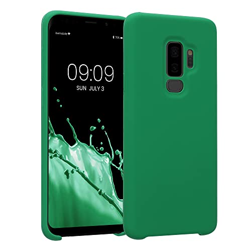kwmobile Hülle kompatibel mit Samsung Galaxy S9 Plus Hülle - Silikon Handy Case - Handyhülle weiche Oberfläche - kabelloses Laden - Pixie Green kwmobile Hülle kompatibel mit Samsung Galaxy S9 Plus Hülle - Silikon Handy Case - Handyhülle weiche Oberfläche - kabelloses Laden - Pixie Green von kwmobile