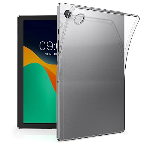 kwmobile Hülle kompatibel mit Samsung Galaxy Tab A8 10.5 (2021) Hülle - weiches TPU Silikon Case transparent - Tablet Cover Transparent von kwmobile