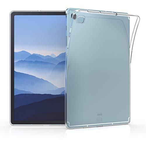 kwmobile Hülle kompatibel mit Samsung Galaxy Tab S6 Lite (2024/2022/2020) Hülle - weiches TPU Silikon Case transparent - Tablet Cover Transparent von kwmobile