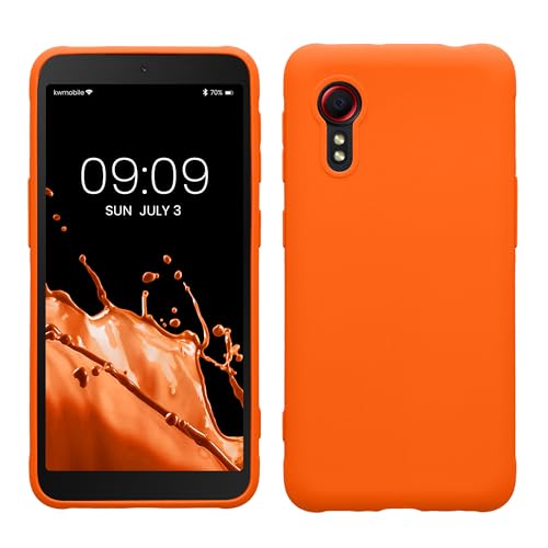 kwmobile Hülle kompatibel mit Samsung Galaxy Xcover 5 Hülle - weiches TPU Silikon Case - Cover geeignet für kabelloses Laden - Neon Orange kwmobile Hülle kompatibel mit Samsung Galaxy Xcover 5 Hülle - weiches TPU Silikon Case - Cover geeignet für kabelloses Laden - Neon Orange von kwmobile