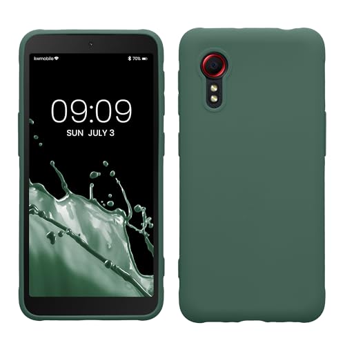 kwmobile Hülle kompatibel mit Samsung Galaxy Xcover 5 Hülle - weiches TPU Silikon Case - Cover geeignet für kabelloses Laden - Tannengrün kwmobile Hülle kompatibel mit Samsung Galaxy Xcover 5 Hülle - weiches TPU Silikon Case - Cover geeignet für kabelloses Laden - Tannengrün von kwmobile