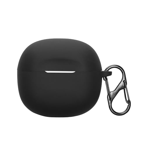 kwmobile Hülle kompatibel mit Skullcandy Rail In-Ear Wireless Kopfhörer - Silikon Schutzhülle Etui Case Cover Schoner in Schwarz von kwmobile