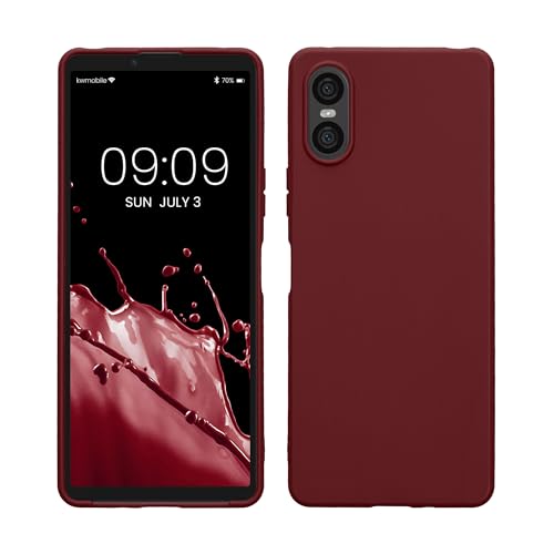 kwmobile Hülle kompatibel mit Sony Xperia 10 VI Hülle - weiches TPU Silikon Case - Cover geeignet für kabelloses Laden - Bordeaux Violett kwmobile Hülle kompatibel mit Sony Xperia 10 VI Hülle - weiches TPU Silikon Case - Cover geeignet für kabelloses Laden - Bordeaux Violett von kwmobile