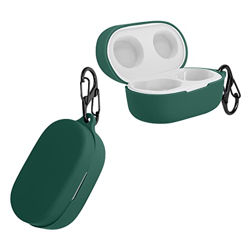 kwmobile Hülle kompatibel mit SoundPEATS TrueFree 2 Hülle - Kopfhörer Case - TPU Silikon Cover - Schutzhülle in Dunkelgrün von kwmobile