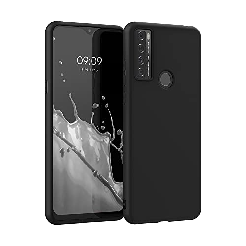 kwmobile Hülle kompatibel mit TCL 20 SE Hülle - weiches TPU Silikon Case - Cover geeignet für kabelloses Laden - Schwarz matt kwmobile Hülle kompatibel mit TCL 20 SE Hülle - weiches TPU Silikon Case - Cover geeignet für kabelloses Laden - Schwarz matt von kwmobile