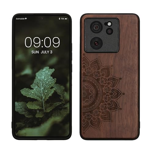 kwmobile Hülle kompatibel mit Xiaomi 13T / 13T Pro Hülle - Holz Case - Handy Cover - TPU Handyhülle in Dunkelbraun Aufgehende Sonne kwmobile Hülle kompatibel mit Xiaomi 13T / 13T Pro Hülle - Holz Case - Handy Cover - TPU Handyhülle in Dunkelbraun Aufgehende Sonne von kwmobile