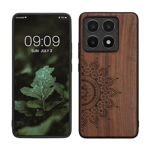 kwmobile Hülle kompatibel mit Xiaomi 14T Hülle - Holz Case - Handy Cover - TPU Handyhülle in Dunkelbraun Aufgehende Sonne kwmobile Hülle kompatibel mit Xiaomi 14T Hülle - Holz Case - Handy Cover - TPU Handyhülle in Dunkelbraun Aufgehende Sonne von kwmobile