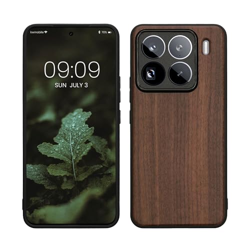 kwmobile Hülle kompatibel mit Xiaomi 15 Pro Hülle - Holz Case - stoßfestes Handy Cover - TPU Handyhülle in Dunkelbraun kwmobile Hülle kompatibel mit Xiaomi 15 Pro Hülle - Holz Case - stoßfestes Handy Cover - TPU Handyhülle in Dunkelbraun von kwmobile