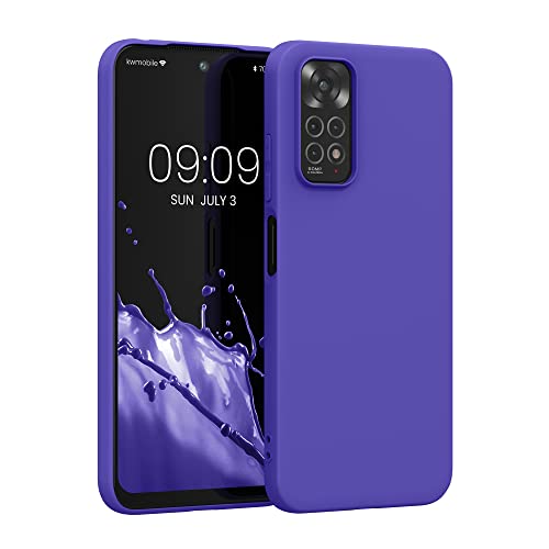 kwmobile Hülle kompatibel mit Xiaomi Redmi Note 11 / Note 11S Hülle - weiches TPU Silikon Case - Cover geeignet für kabelloses Laden - Blauviolett kwmobile Hülle kompatibel mit Xiaomi Redmi Note 11 / Note 11S Hülle - weiches TPU Silikon Case - Cover geeignet für kabelloses Laden - Blauviolett von kwmobile