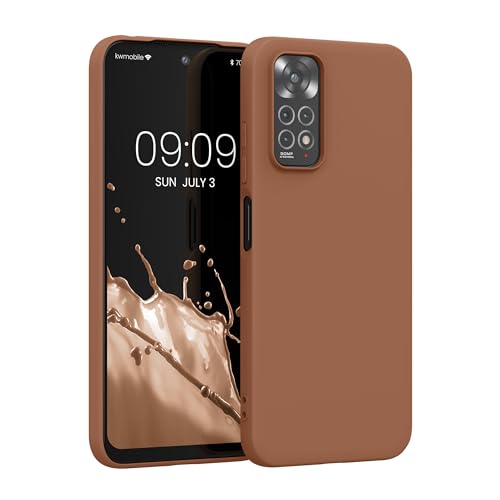 kwmobile Hülle kompatibel mit Xiaomi Redmi Note 11 / Note 11S Hülle - weiches TPU Silikon Case - Cover geeignet für kabelloses Laden - Mokka kwmobile Hülle kompatibel mit Xiaomi Redmi Note 11 / Note 11S Hülle - weiches TPU Silikon Case - Cover geeignet für kabelloses Laden - Mokka von kwmobile
