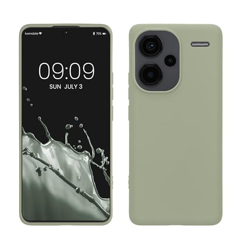 kwmobile Hülle kompatibel mit Xiaomi Redmi Note 13 Pro+ 5G / Redmi Note 13 Pro Plus 5G Hülle - weiches TPU Silikon Case - Cover geeignet für kabelloses Laden - Graugrün kwmobile Hülle kompatibel mit Xiaomi Redmi Note 13 Pro+ 5G / Redmi Note 13 Pro Plus 5G Hülle - weiches TPU Silikon Case - Cover geeignet für kabelloses Laden - Graugrün von kwmobile