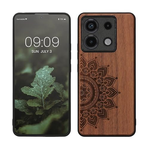 kwmobile Hülle kompatibel mit Xiaomi Redmi Note 13 Pro 5G / Poco X6 5G Hülle - Holz Case - Handy Cover - TPU Handyhülle in Dunkelbraun Aufgehende Sonne kwmobile Hülle kompatibel mit Xiaomi Redmi Note 13 Pro 5G / Poco X6 5G Hülle - Holz Case - Handy Cover - TPU Handyhülle in Dunkelbraun Aufgehende Sonne von kwmobile