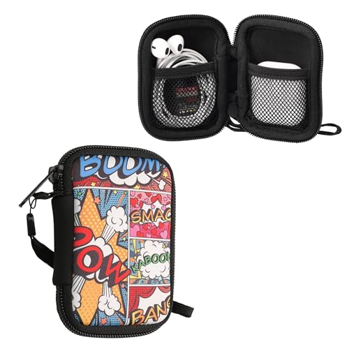 kwmobile In-Ear Kopfhörer Tasche kompatibel mit in-Ear Headphones - Hülle Neopren Cover Case - Innenmaße - Etui in Mehrfarbig kwmobile In-Ear Kopfhörer Tasche kompatibel mit in-Ear Headphones - Hülle Neopren Cover Case - Innenmaße - Etui in Mehrfarbig von kwmobile
