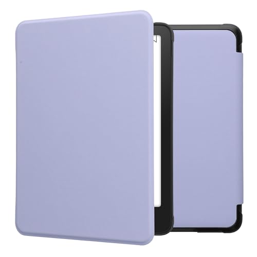 kwmobile Klapphülle kompatibel mit Amazon Kindle Paperwhite (2024)/Colorsoft Hülle - eReader Case aus Kunstleder - Cover - Lavendel von kwmobile