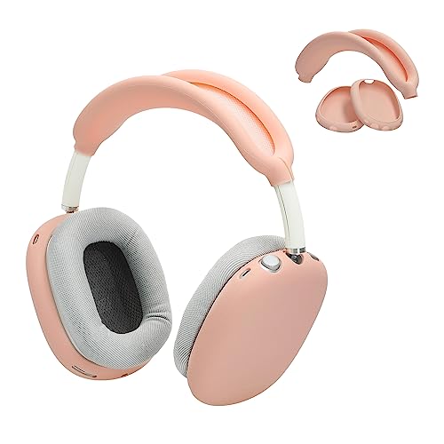 kwmobile Kopfband Abdeckung Ohrpolster Set kompatibel mit Apple Airpods Max - Headband Case - Kopfhörer Ersatz Polster - Schutz in Altrosa von kwmobile