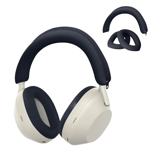kwmobile Kopfband Abdeckung Ohrpolster Set kompatibel mit Sony WH-1000XM5 - Headband Case - Kopfhörer Ersatz Polster - Schutz in Dunkelblau kwmobile Kopfband Abdeckung Ohrpolster Set kompatibel mit Sony WH-1000XM5 - Headband Case - Kopfhörer Ersatz Polster - Schutz in Dunkelblau von kwmobile
