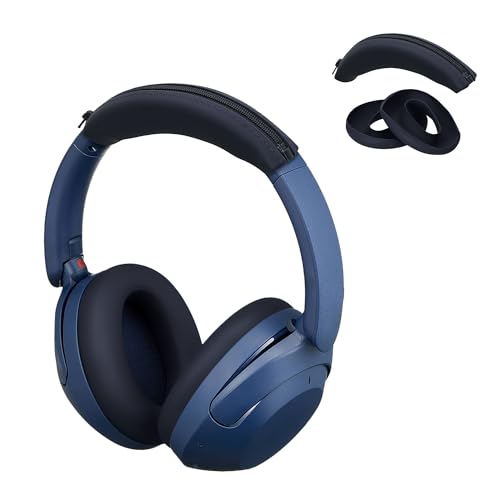 kwmobile Kopfband Abdeckung Ohrpolster Set kompatibel mit Sony WH-XB910N - Headband Case - Kopfhörer Ersatz Polster - Schutz in Dunkelblau kwmobile Kopfband Abdeckung Ohrpolster Set kompatibel mit Sony WH-XB910N - Headband Case - Kopfhörer Ersatz Polster - Schutz in Dunkelblau von kwmobile