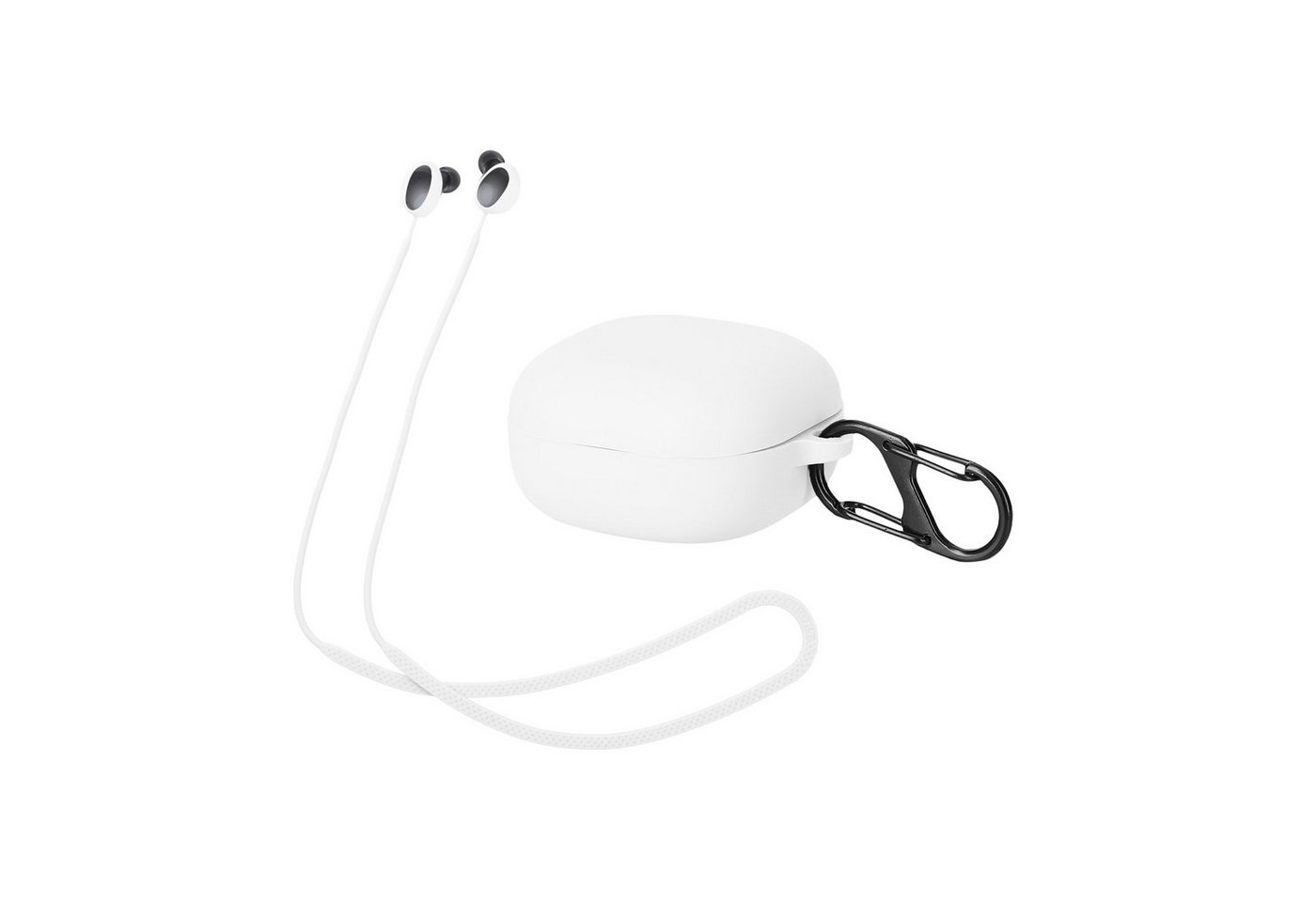 kwmobile Kopfhörer-Schutzhülle 2in1 Hülle und Halteband für Samsung Galaxy Buds 2, Kopfhörer Band Strap und Case Set von kwmobile
