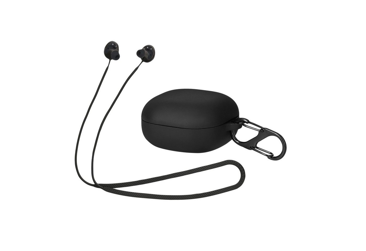 kwmobile Kopfhörer-Schutzhülle 2in1 Hülle und Halteband für Samsung Galaxy Buds2 Pro, Kopfhörer Band Strap und Case Set von kwmobile