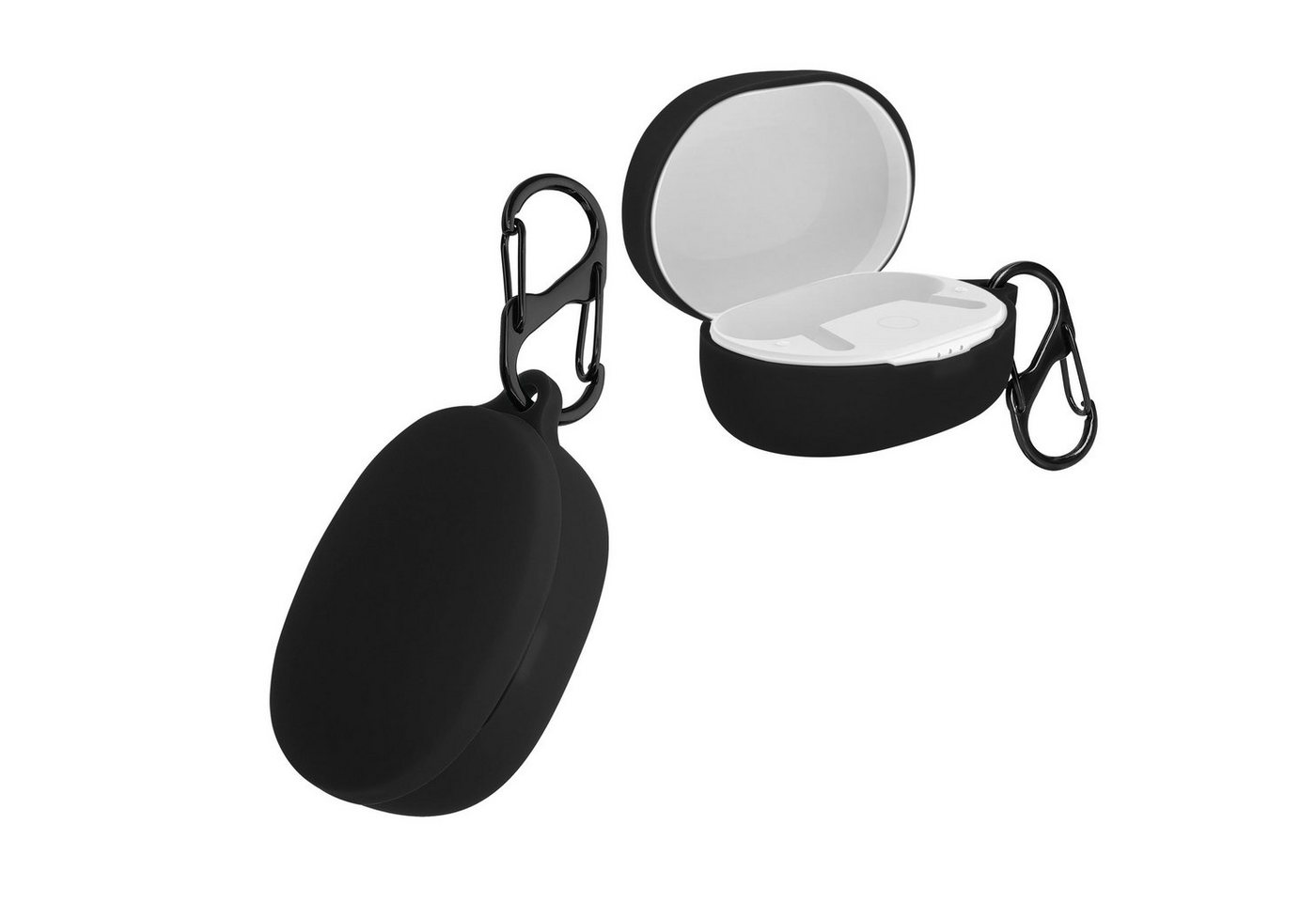 kwmobile Kopfhörer-Schutzhülle Hülle für Anker Soundcore Life P2 mini, Silikon Schutzhülle Etui Case Cover für In-Ear Headphones von kwmobile