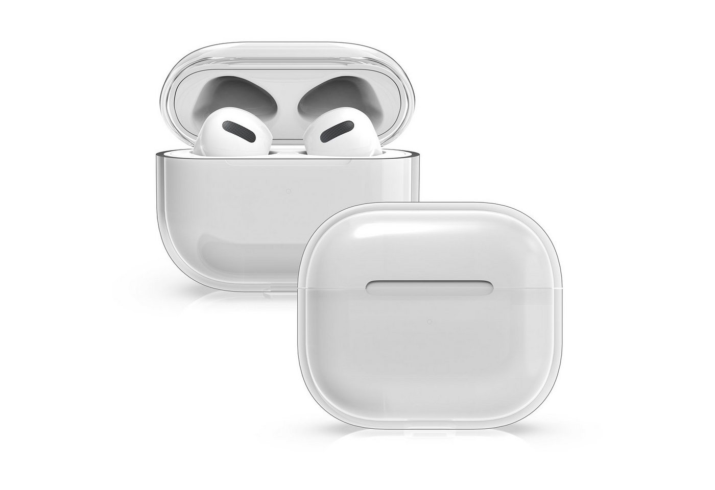kwmobile Kopfhörer-Schutzhülle Hülle für Apple AirPods 3, Hardcover Schutzhülle Etui Case Cover Kopfhörer von kwmobile