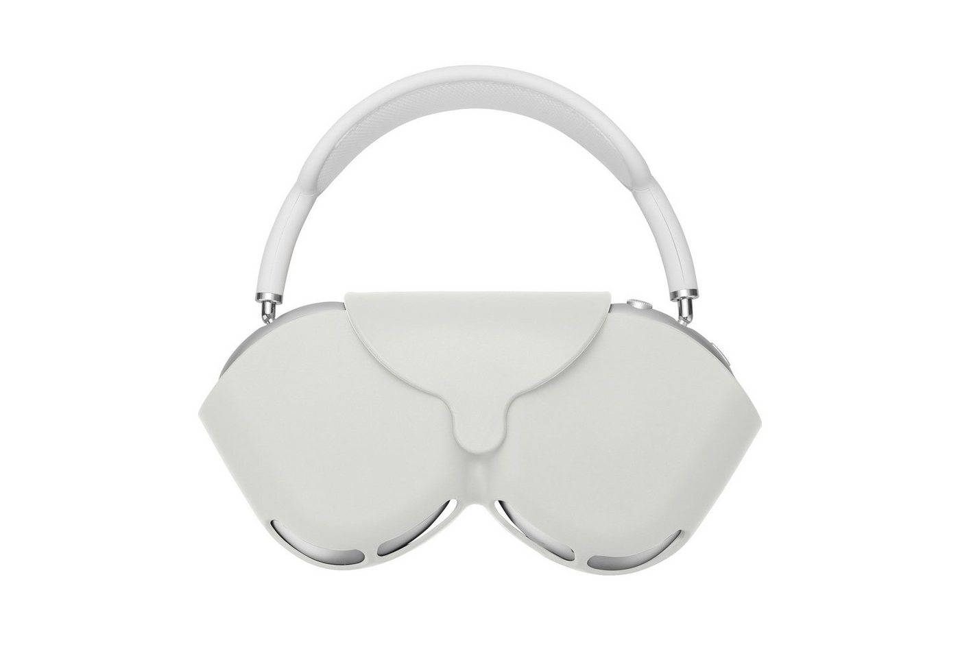 kwmobile Kopfhörer-Schutzhülle Hülle für Apple Airpods Max Case, Kopfhörer Tasche Etui aus Silikon - Cover in Pastellgrün von kwmobile