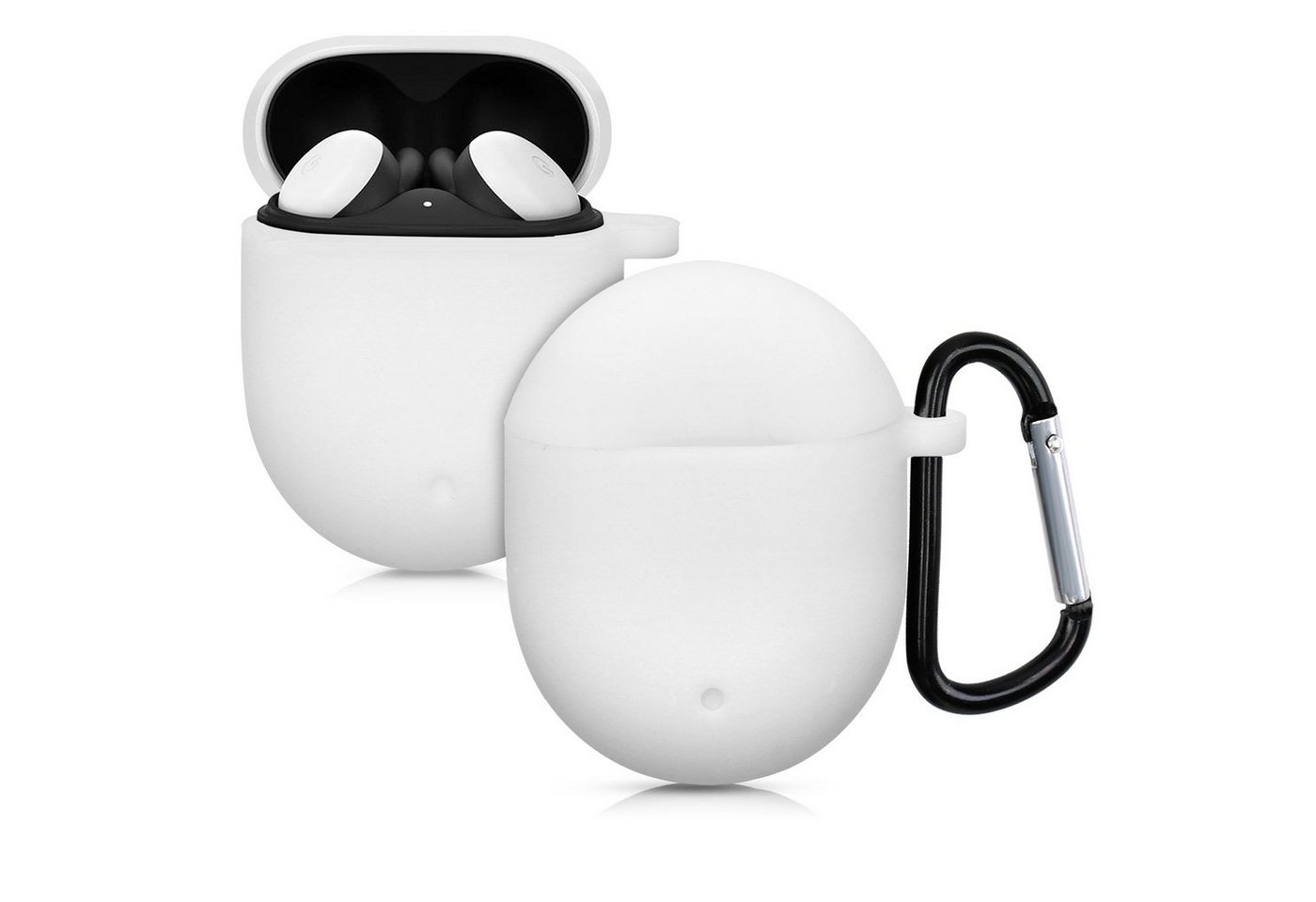 kwmobile Kopfhörer-Schutzhülle Hülle für Google Pixel Buds 2 (2020), Silikon Schutzhülle Etui Case Cover für In-Ear Headphones von kwmobile