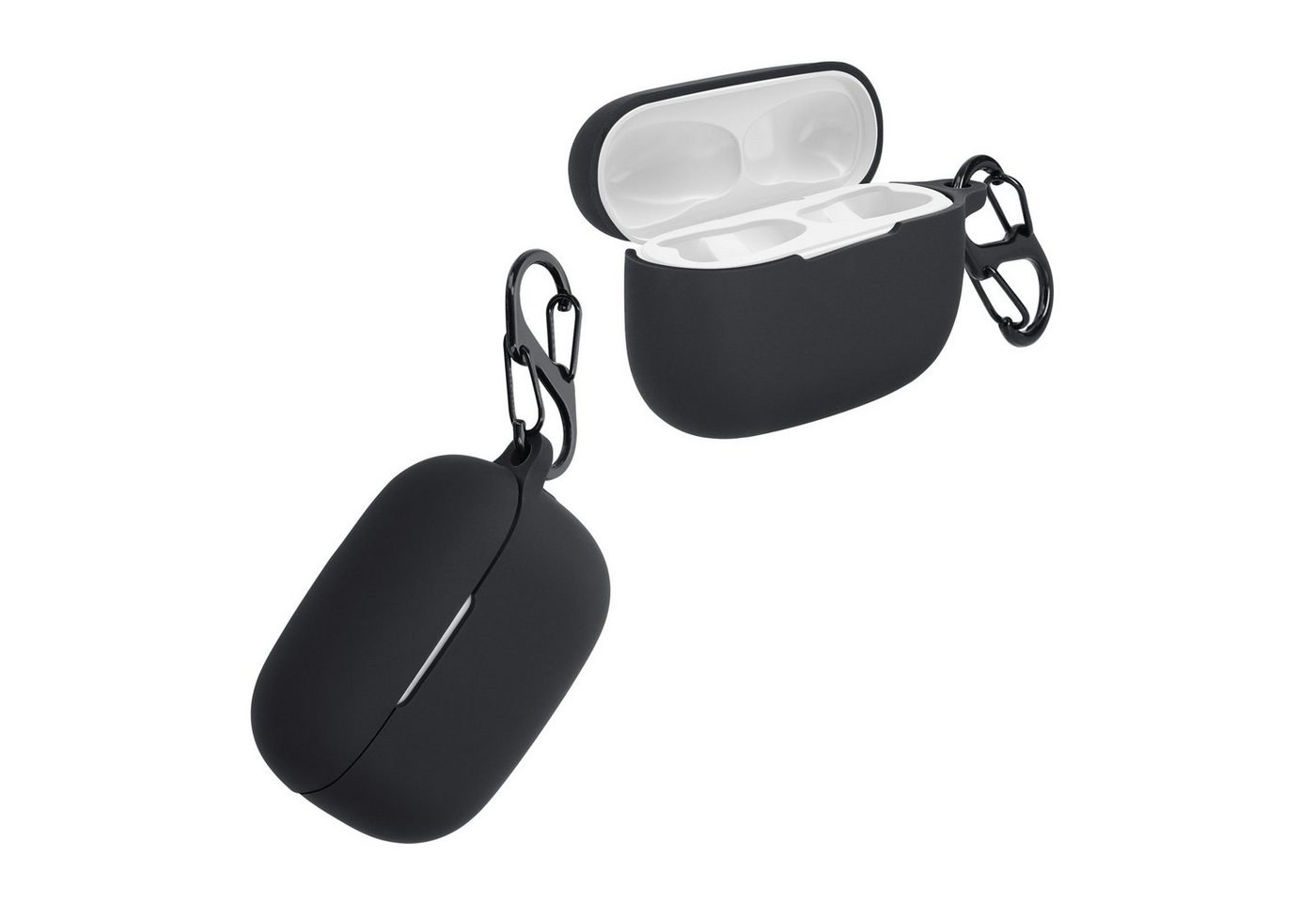 kwmobile Kopfhörer-Schutzhülle Hülle für Honor Earbuds 3 Pro, Silikon Schutzhülle Etui Case Cover für In-Ear Headphones von kwmobile