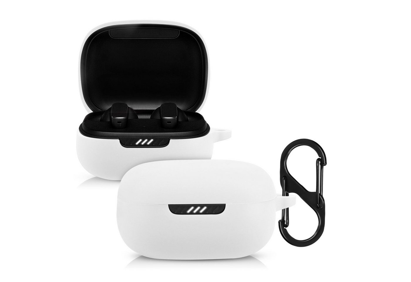 kwmobile Kopfhörer-Schutzhülle Hülle für JBL Live Pro Plus, Silikon Schutzhülle Etui Case Cover für In-Ear Headphones von kwmobile