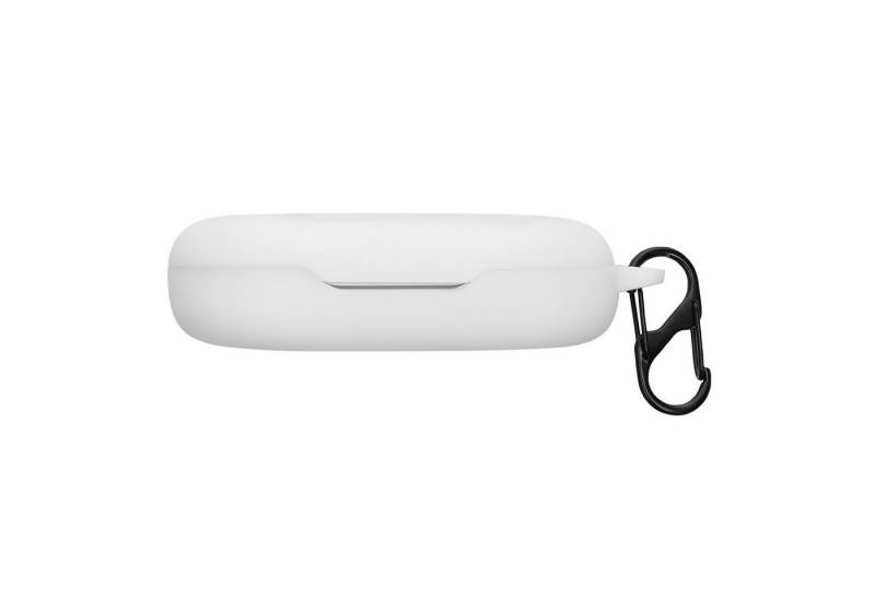 kwmobile Kopfhörer-Schutzhülle Hülle für JBL Soundgear Sense Kopfhörer, Silikon Schutzhülle Etui Case Cover Schoner in Weiß von kwmobile