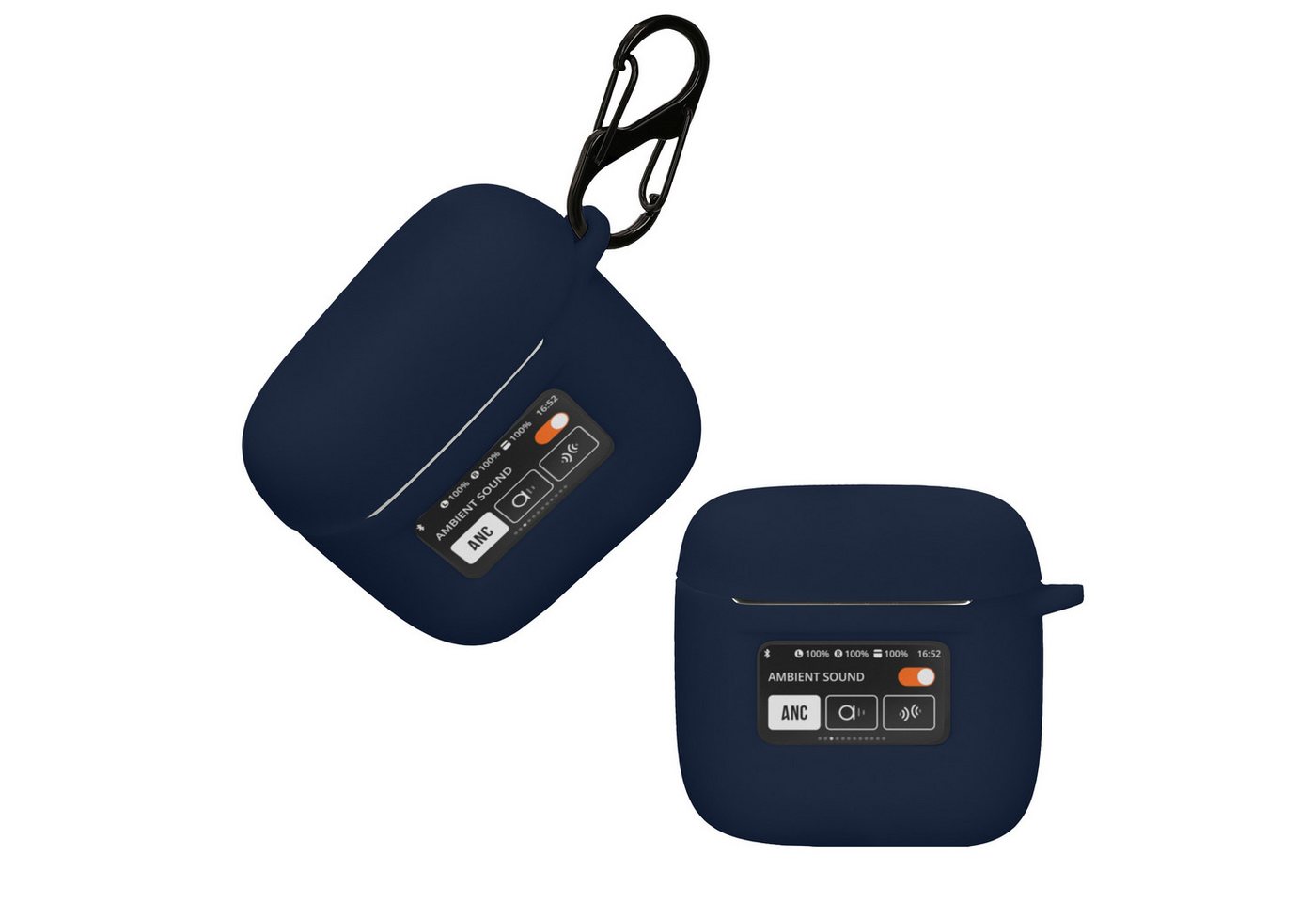 kwmobile Kopfhörer-Schutzhülle Hülle für JBL Tour Pro 2, Silikon Schutzhülle Etui Case Cover für In-Ear Headphones von kwmobile