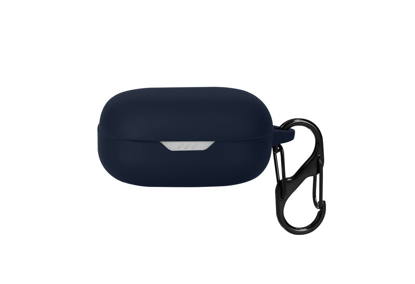 kwmobile Kopfhörer-Schutzhülle Hülle für JBL Wave Flex Kopfhörer, Silikon Schutzhülle Etui Case Cover Schoner in Dunkelblau von kwmobile