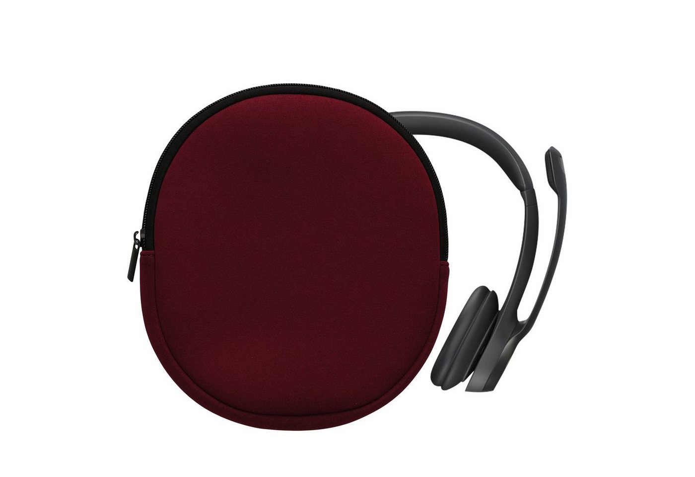 kwmobile Kopfhörer-Schutzhülle Hülle für Logitech H390 Neopren Tasche, Case für Headset aus robustem Neopren Stoff von kwmobile