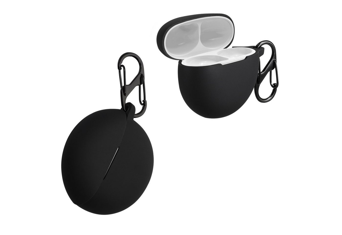kwmobile Kopfhörer-Schutzhülle Hülle für Oppo Enco Air 2i, Silikon Schutzhülle Etui Case Cover für In-Ear Headphones von kwmobile