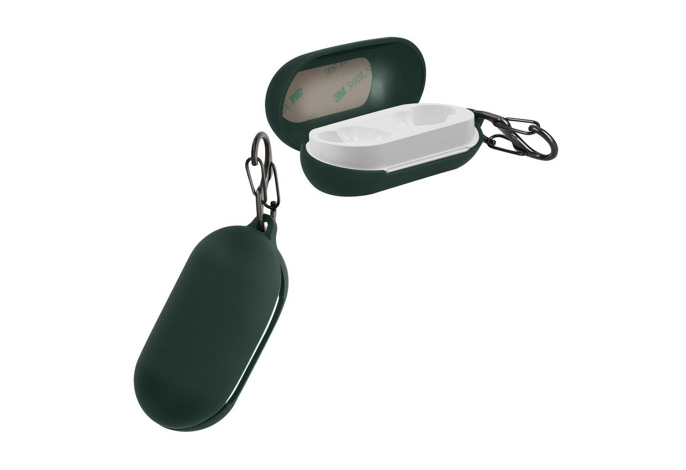 kwmobile Kopfhörer-Schutzhülle Hülle für Sony WF-C500, Silikon Schutzhülle Etui Case Cover für In-Ear Headphones von kwmobile