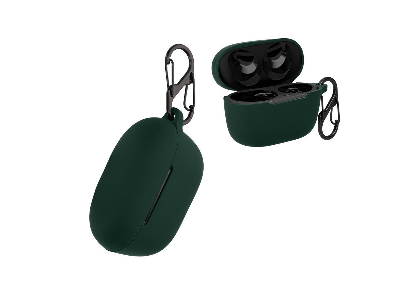 kwmobile Kopfhörer-Schutzhülle Hülle für SoundPEATS T2, Silikon Schutzhülle Etui Case Cover für In-Ear Headphones von kwmobile