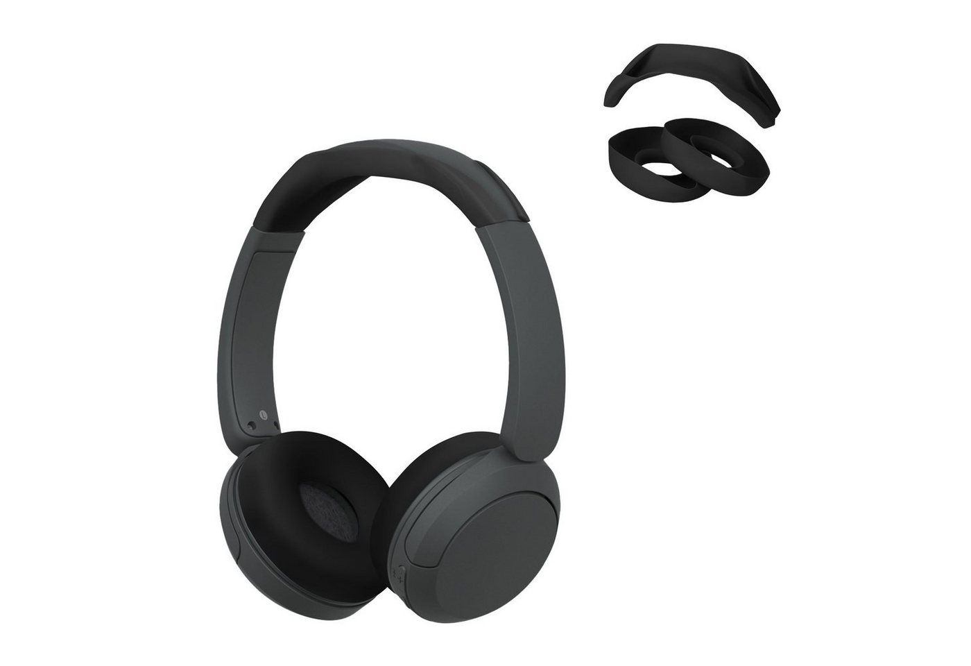 kwmobile Kopfhörer-Schutzhülle Kopfband Abdeckung Ohrpolster Set für Sony WH-CH520, Headband Case - Kopfhörer Ersatz Polster - Schutz in Schwarz kwmobile Kopfhörer-Schutzhülle Kopfband Abdeckung Ohrpolster Set für Sony WH-CH520, Headband Case - Kopfhörer Ersatz Polster - Schutz in Schwarz von kwmobile