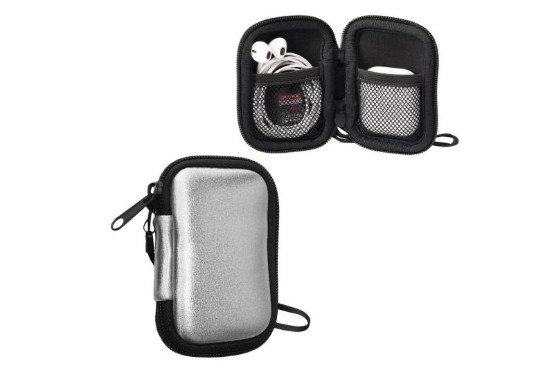 kwmobile Kopfhörer-Schutzhülle Neopren Tasche für in-ear Headphones, Hülle Case Schutztasche - 6 x 9 cm Innenmaße - mit Reißverschluss von kwmobile