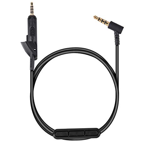 kwmobile Kopfhörerkabel für Bose QuietComfort 15 - Ersatz Kabel 150 cm Mikrofon Lautstärkeregler - 3.5mm Klinke von kwmobile